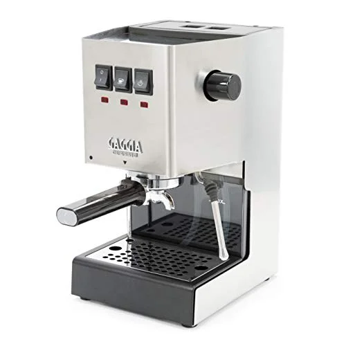 Gaggia RI9380/46 E24 espresso machine in brushed stainless steel